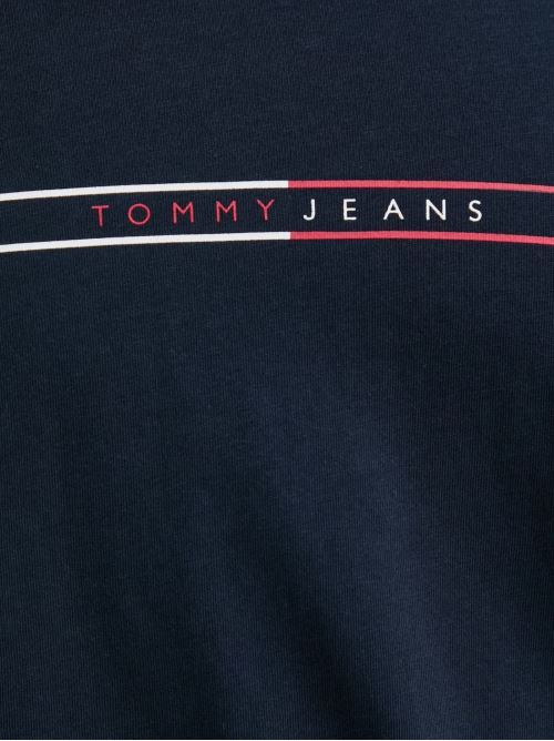 T-shirt blu in cotone Tommy Jeans | DM0DM20779C1G